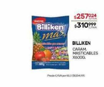 Nini Mayorista Billiken caram. masticables oferta