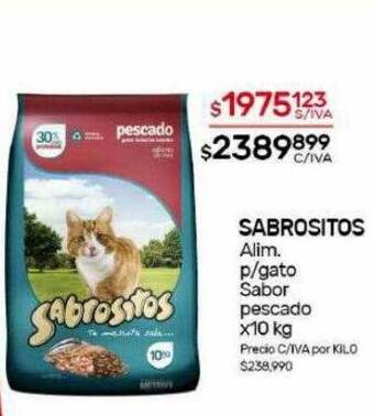 Nini Mayorista Sabrositos alim p gato sabor pescado oferta