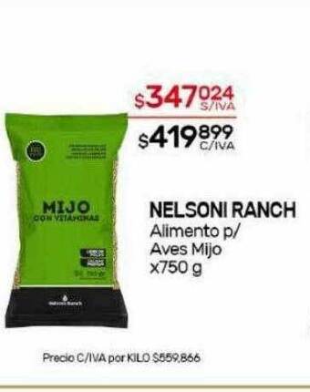 Nini Mayorista Nelsoni ranch alimento p aves mijo oferta