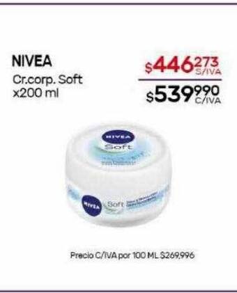 Nini Mayorista Nivea cr. corp. soft oferta