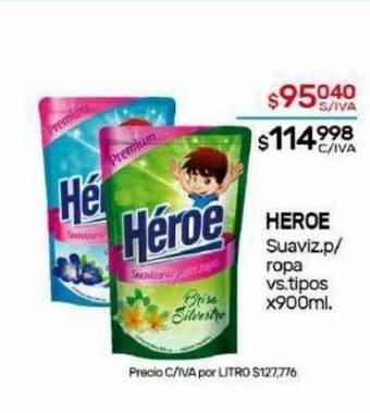 Heroe suaviz. p ropa vs. tipos