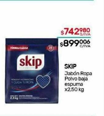 Nini Mayorista Skip jabón ropa polvo baja espuma oferta