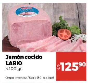 Disco Jamón cocido lario oferta