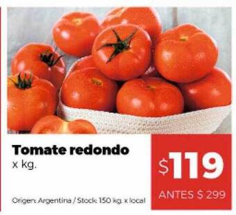 Disco Tomate redondo oferta