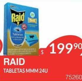 Masivos Raid tabletas mmm oferta