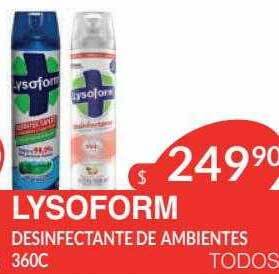 Masivos Lysoform desinfectante de ambientes oferta
