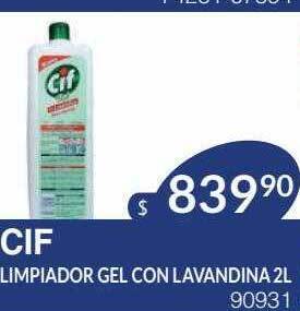 Masivos Cif limpiador gel con lavandina oferta