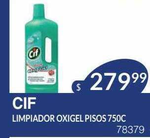 Masivos Cif limpiador oxigel pisos oferta