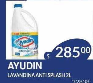Masivos Ayudin lavandina anti splash oferta