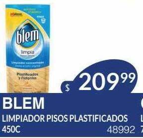 Masivos Blem limpiador pisos plastificados oferta