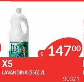 Masivos X5 lavandina oferta
