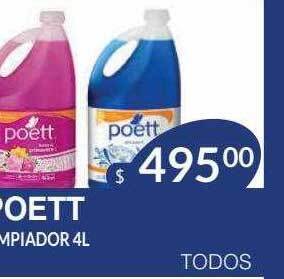 Masivos Poett limpiador oferta