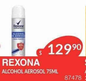 Masivos Rexona alcohol aerosol oferta