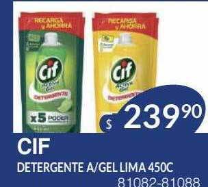 Masivos Cif detergente a gel lima oferta
