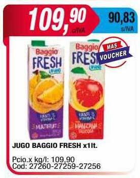 Maxiconsumo Jugo baggio fresh oferta