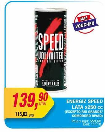 Maxiconsumo Energiz speed oferta