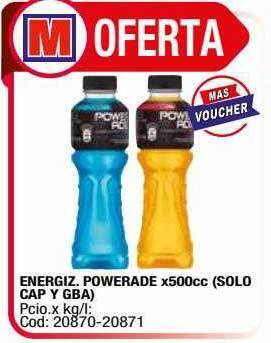 Maxiconsumo Energiz powerade oferta