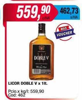 Maxiconsumo Licor doble v oferta