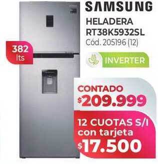 Naldo Lombardi Samsung heladera rt38k5932sl oferta