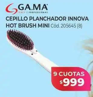 Naldo Lombardi Ga.ma cepillo planchador innova hot brush mini oferta