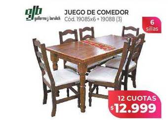 Naldo Lombardi Gjb juego de comedor oferta