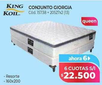 Naldo Lombardi King koil conjunto giorgia oferta
