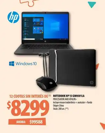 Punto Mayorista Notebook hp 15 gw0501la oferta