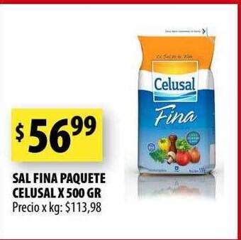 Punto Mayorista Sal fina paquete celusal oferta