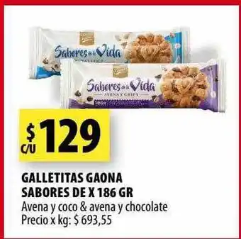 Punto Mayorista Galletitas gaona sabores de oferta
