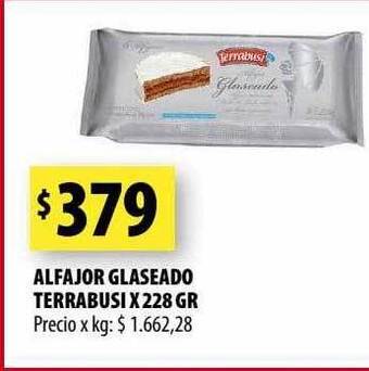 Punto Mayorista Alfajor glaseado terrabusi oferta