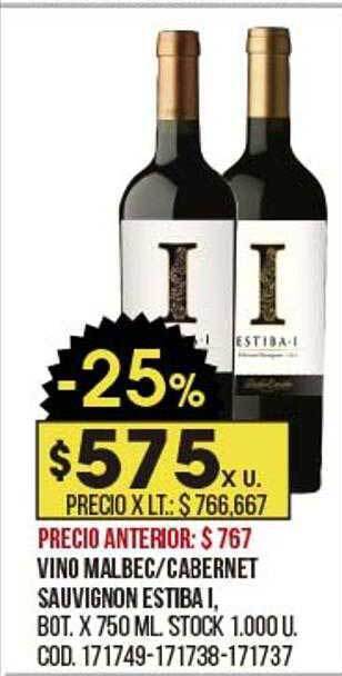 Coto Vino malbec cabernet sauvignon estiba i oferta