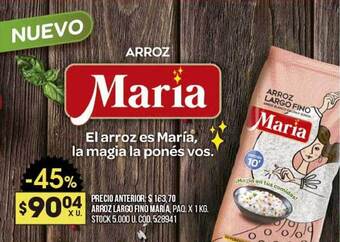Coto Arroz largo fino maría oferta