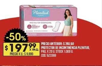 Coto Protector de incontinencia plenitud oferta