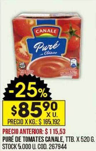 Coto Puré de tomates canale oferta