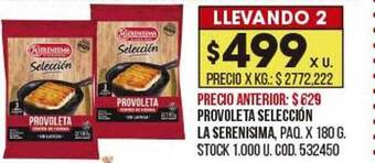 Coto Provoleta selección la serenisima oferta