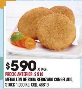 Coto Medallón de boga rebozado congelado oferta