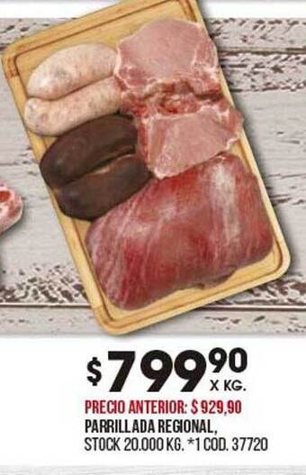 Coto Parrillada regional oferta