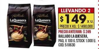 Coto Rallado la quesera oferta
