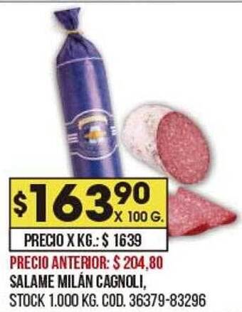 Coto Salame milán cagnoli oferta