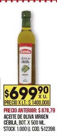 Coto Aceite de oliva virgen cébila oferta