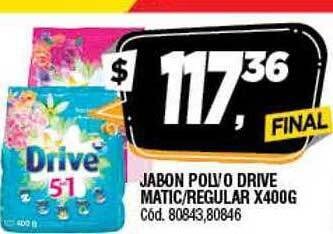 Supermercados Yaguar Jabon polvo drive matic regular oferta