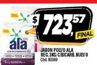 Supermercados Yaguar Jabon polvo ala reg c bicarb nuevo oferta
