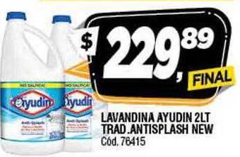 Supermercados Yaguar Lavandina ayudin trad antisplash new oferta