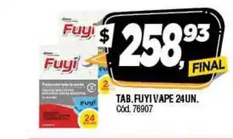 Supermercados Yaguar Tab fuyi vape oferta