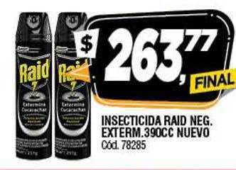 Supermercados Yaguar Insecticida raid neg exterm oferta
