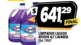 Supermercados Yaguar Limpiador liquido ayudin lavanda oferta