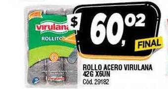 Supermercados Yaguar Rollo acero virulana oferta