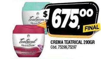 Supermercados Yaguar Crema teatrical oferta