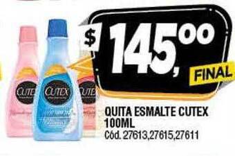 Supermercados Yaguar Quita esmalte cutex oferta