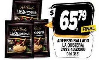 Supermercados Yaguar Aderezo rallado la quesera cass oferta